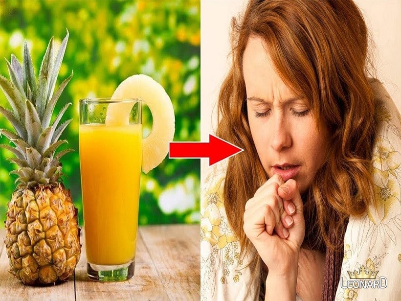 درمان سرفه با آب آناناس